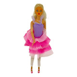 Boneca Susi Clássica C/saia De Balé Rosa, Articulada Antiga