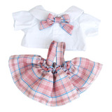 Boneca T-shirt Terno Fantasias Flexibilidade Para Grade Rosa