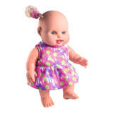 Boneca Vinil Macio Com Vestidinho Bebê