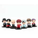 Bonecas Bts Tiny Tan Mini Idol Figura 7pcs Sit Versão K-pop