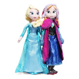 Bonecas Pelúcia Frozen Anna E Elsa Pronta Entrega 50cm