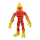 Boneco Action Figure Homem Fogo Ben 10 Monstro Alienigena