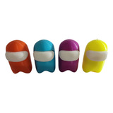 Boneco Among Us Desmontavel (kit 4 Unidades) Brinquedo