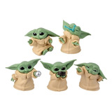 Boneco Baby Yoda Bebê Star Wars Kit 5 Pçs Formatos Presente 