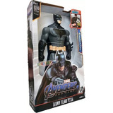 Boneco Batman Com Luz E Som 30 Cm Articulado Liga Da Justiça