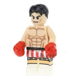 Boneco Blocos De Montar Rocky Balboa