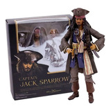Boneco Capitão Jack Sparrow Piratas Do Caribe Pronta Entrega