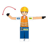Boneco Chama Cliente Masculino Biruta Completo Com Motor