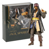 Boneco De Ação Shf Caribbean Toy Captain Jack Sparrow Pirate