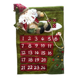 Boneco De Neve Papai Noel Calendário Natal Advento