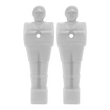 Boneco De Pebolim Totó Branco Com 2 Peças 9/16 10 Cm