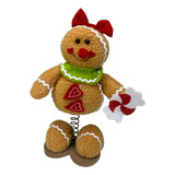 Boneco Decor Natal Enfeite Cookie 20cm