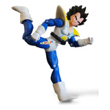 Boneco Dragon Ball Z Vegeta Scouter Articulado 16cm Lacrad