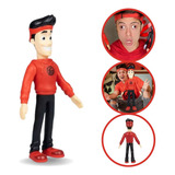 Boneco Enaldinho Youtuber Articulado 25cm Vinil Brinquedo 