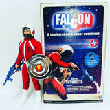 Boneco Falcon Futurista Vermelho Estrela