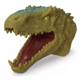 Boneco Fantoche De Mão Dinossauro Cabeça Tiranossauro Rex 