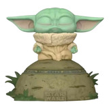 Boneco Funko Pop Star Wars Baby Yoda Grogu Force 485