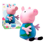 Boneco George Pig Original Em Vinil E Corpo De Pelúcia