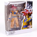 Boneco Goku Deus Super Saiyajin Articulado Dragon Ball Super
