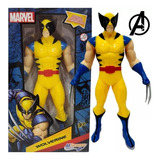 Boneco Grande Brinquedo Articulado Marvel X-men Wolverine
