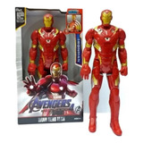 Boneco Homem De Ferro Avengers Articulado 30cm Com Som/luz