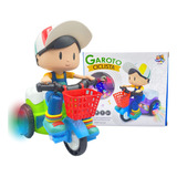 Boneco Impina Bicicleta Triciclo Musical Som Luz Crianças F
