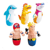 Boneco Inflável João Bobo Teimoso Combate 3d