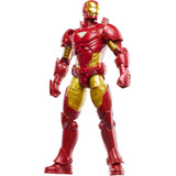 Boneco Iron Man Model 20 Retro Marvel Legends Animated Ferro