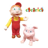 Boneco Júlio + Porco Turma Do Cocoricó