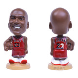 Boneco Michael Jordan Bulls 10cm Bobblehead Miniatura Nba