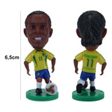 Boneco Miniatura Ronaldinho Gaúcho Seleção Brasileira