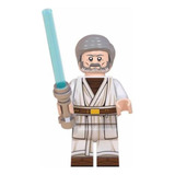 Boneco Obi Wan Kenobi Idoso Blocos De Montar Star Wars