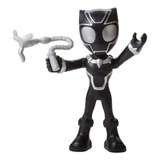 Boneco Pantera Negra Spidey Marvel Preto 23 Cm Hasbro