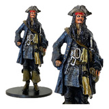 Boneco Piratas Do Caribe Capitão Jack Sparrow De Resina