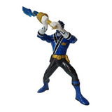 Boneco Power Ranger Samurai Zords Azul