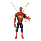 Boneco Premium Homem Aranha Marvel Vingadores Com Som E Led