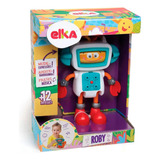 Boneco Robô Roby De Atividades Brinquedo Infantil Interativo