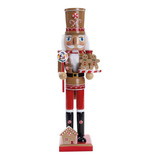 Boneco Soldado De Chumbo Quebra Nozes Enfeite Natal 38cm