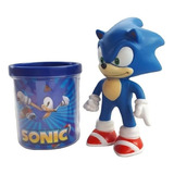 Boneco Sonic 16cm Sega Coleção +