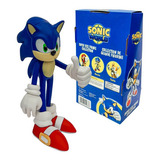Boneco Sonic 28cm Azul Personagem Jogo