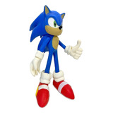 Boneco Sonic Azul Personagem Jogo Videogame Super Size