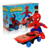 Boneco Spider-man Com Skate Elétrico - Luzes E Sons Surpreen