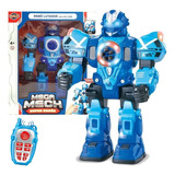 Boneco Super Robô Lutador Brinquedo Controle