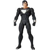 Boneco Superman Return Mafex Black Suit Preto Dc Universe