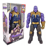 Boneco Thanos Articulado Marvel Vingadores 30cm Com Som/luz