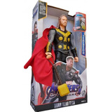 Boneco Thor 30 Cm Novo Articulado Heroes Vingadores
