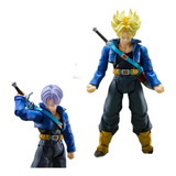 Boneco Trunks 15 Cm Articulado Dragon Ball Z Action Figure 
