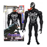 Boneco Venon Articulado 30 Cm Som Luz Vingadores Premium