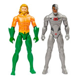 Bonecos Dc Aquaman E Cyborg - Sunny Brinquedos