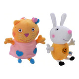 Bonecos De Pelúcia Amigos Da Peppa Pig E Jorge Antialérgico